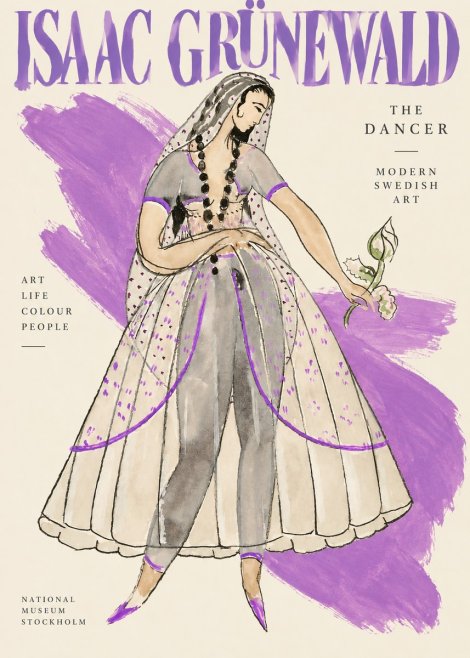 Isaac Grünewald Costume Study IV No4 - Juliste