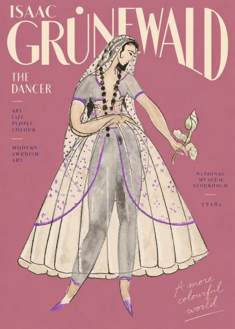 Isaac Grünewald Costume Study IV No5 - Juliste