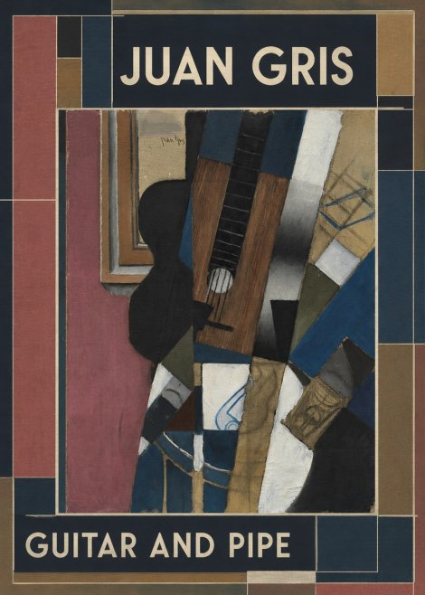 Juan Gris Guitar and Pipe I No1 - Juliste