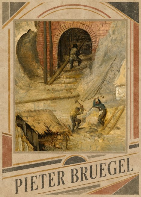 Pieter Bruegel The Miners No3 - Juliste