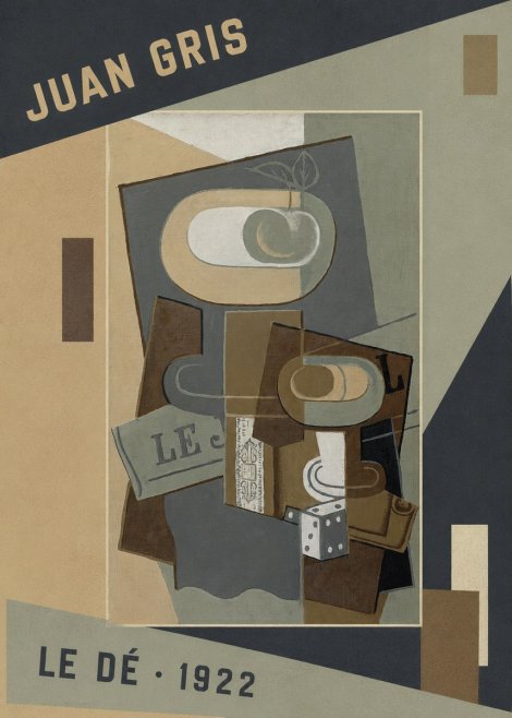 Juan Gris Le Dé No5 - Juliste