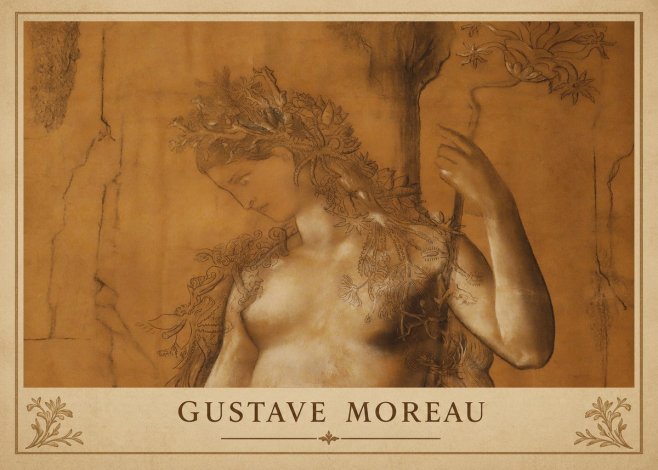 Gustave Moreau Daphne No2 - Juliste