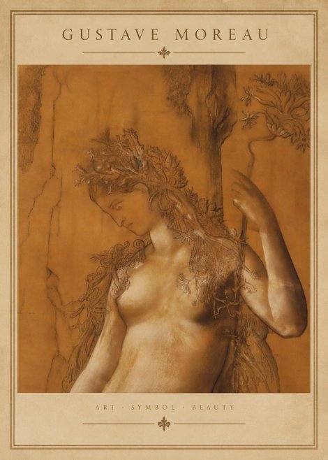 Gustave Moreau Daphne No4 - Juliste