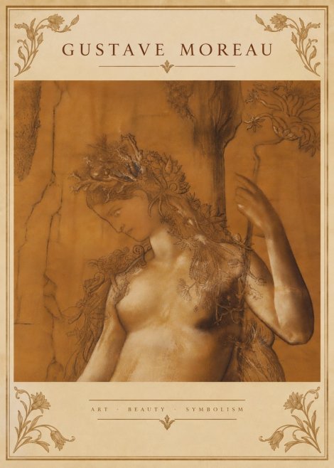 Gustave Moreau Daphne No6 - Juliste