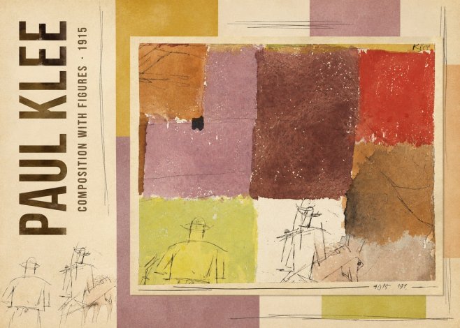 Paul Klee Composition with Figures I No3 - Juliste