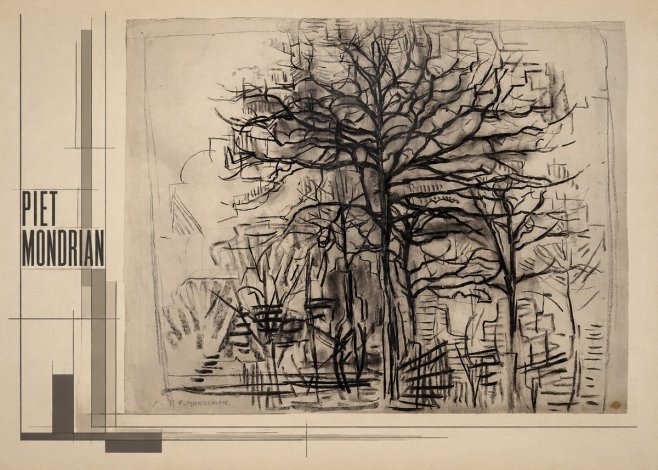 Piet Mondrian The Tree No2 - Juliste