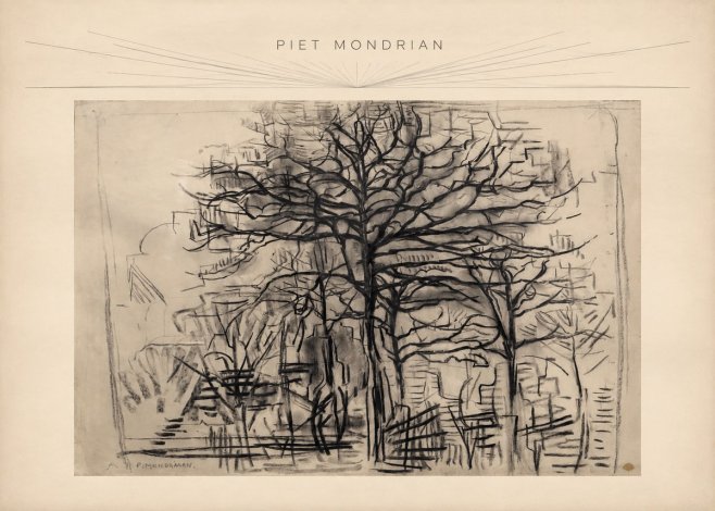 Piet Mondrian The Tree No3 - Juliste