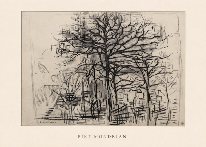 Piet Mondrian The Tree No4 - Juliste