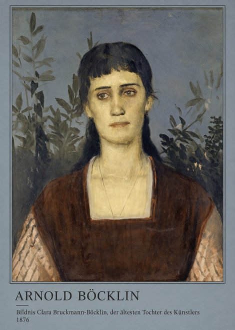 Arnold Böcklin Bildnis Clara Bruckmann-böcklin, Der Ältesten Tochter Des Künstlers No3 - Juliste