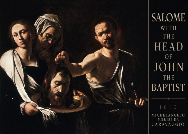 Michelangelo Merisi da Caravaggio Salome with the Head of John the Baptist No3 - Juliste