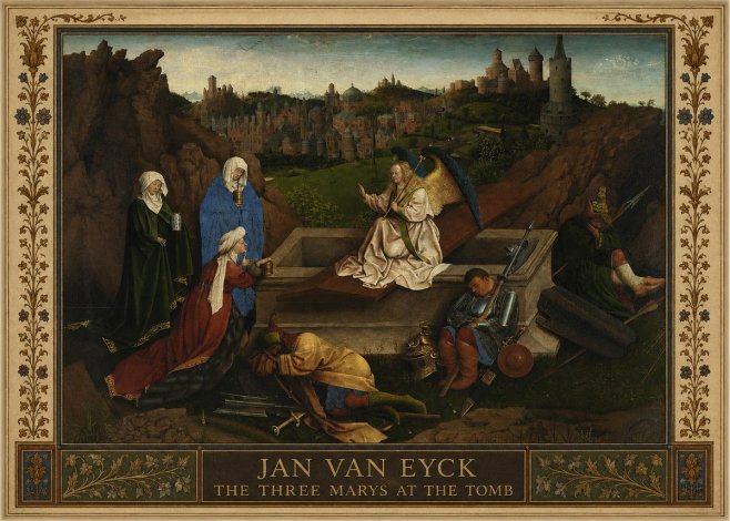 Jan van Eyck The Three Marys at the Tomb No1 - Juliste