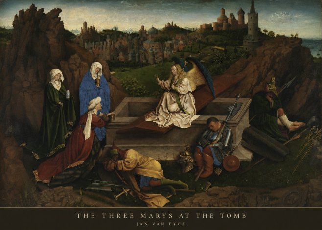 Jan van Eyck The Three Marys at the Tomb No5 - Juliste