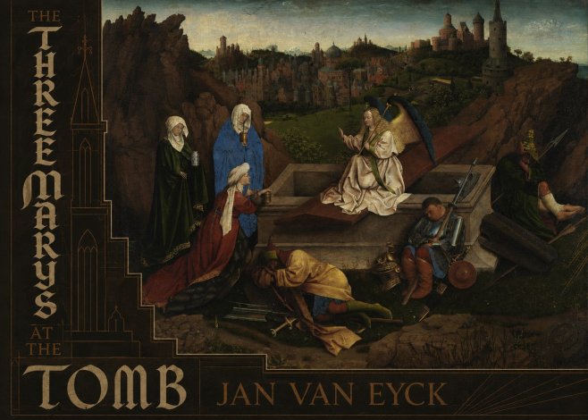 Jan van Eyck The Three Marys at the Tomb No6 - Juliste