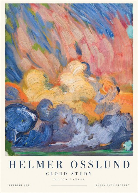 Helmer Osslund Sunset Clouds No2 - Juliste