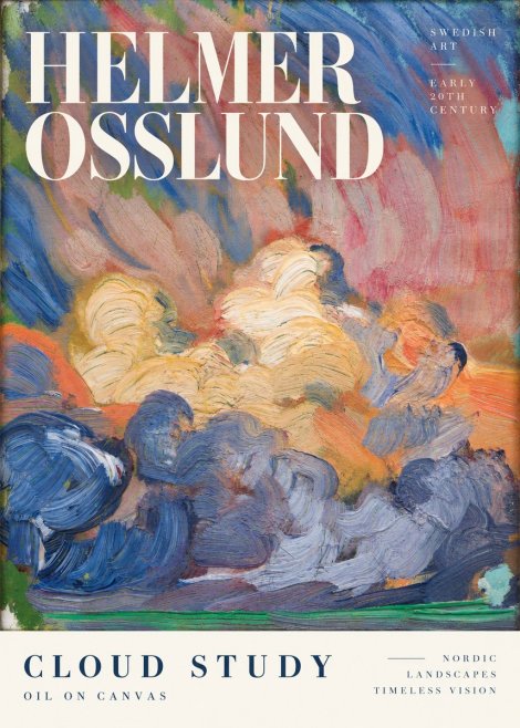Helmer Osslund Sunset Clouds No4 - Juliste