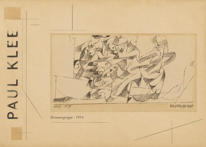 Paul Klee Brunnengruppe No3 - Juliste