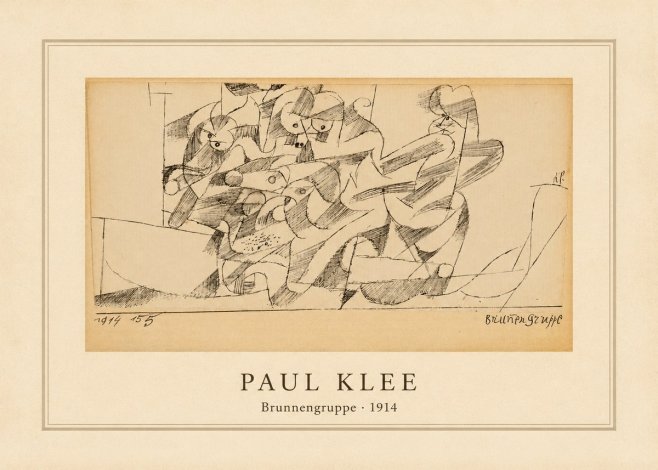 Paul Klee Brunnengruppe No4 - Juliste