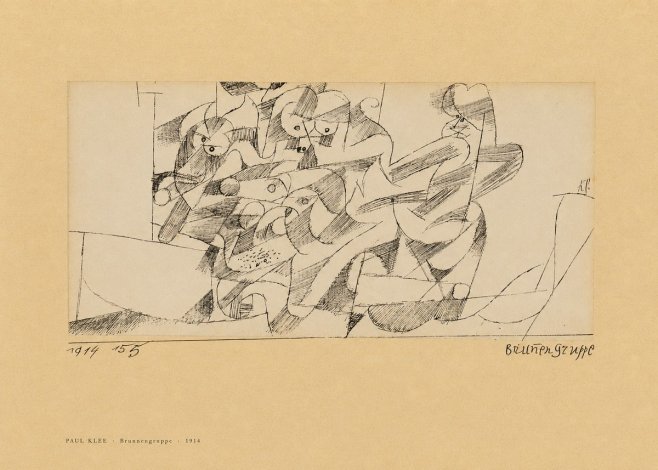 Paul Klee Brunnengruppe No6 - Juliste