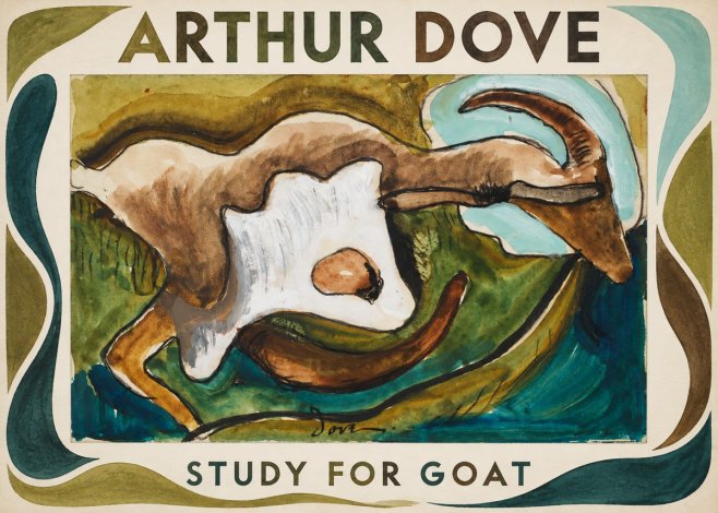 Arthur Dove Study for Goat No1 - Juliste