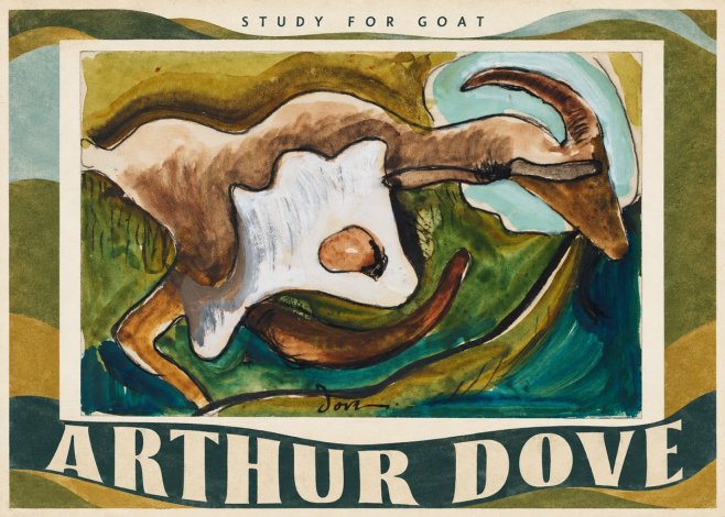 Arthur Dove Study for Goat No3 - Juliste