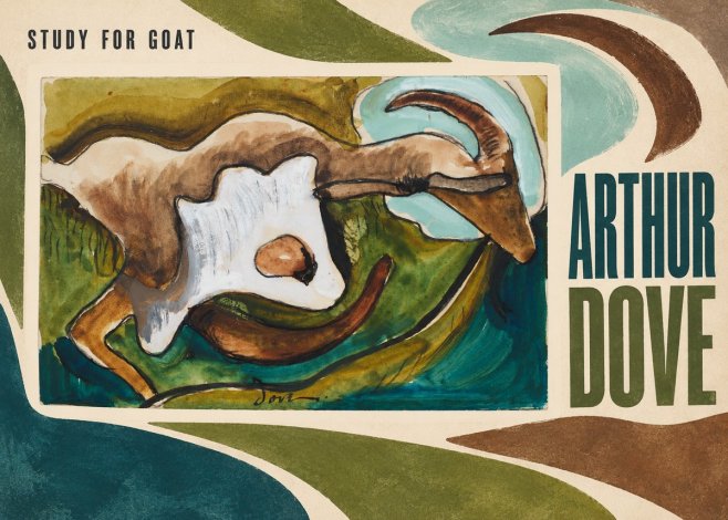 Arthur Dove Study for Goat No5 - Juliste