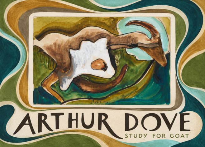 Arthur Dove Study for Goat No6 - Juliste