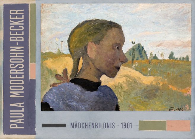 Paula Modersohn-Becker Mädchenbildnis · 1901 No3 - Juliste