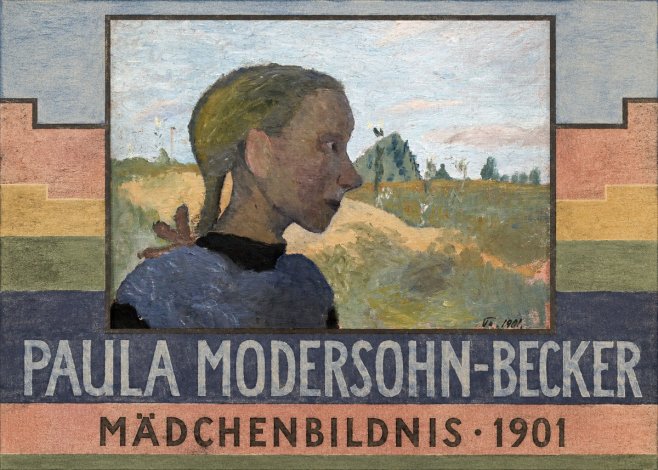 Paula Modersohn-Becker Mädchenbildnis · 1901 No6 - Juliste