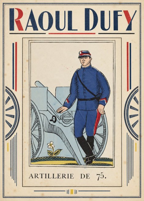 Raoul Dufy Artillerie De 75. No1 - Juliste