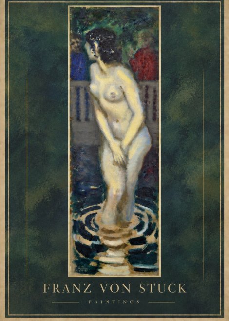 Franz von Stuck The Bather No4 - Juliste