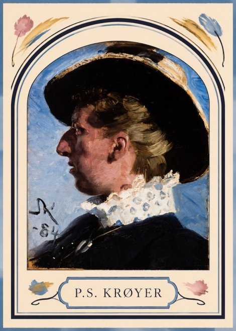 P.S. Krøyer Self-portrait II No3 - Juliste