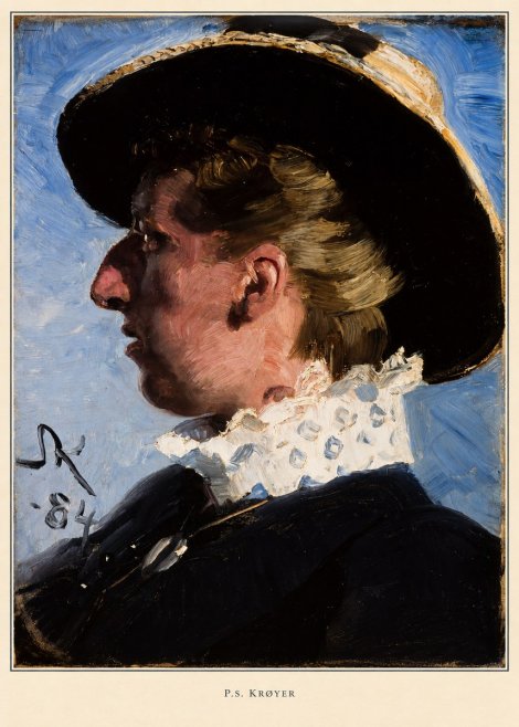 P.S. Krøyer Self-portrait II No6 - Juliste