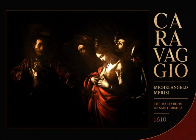 Michelangelo Merisi da Caravaggio The Martyrdom of Saint Ursula No6 - Juliste