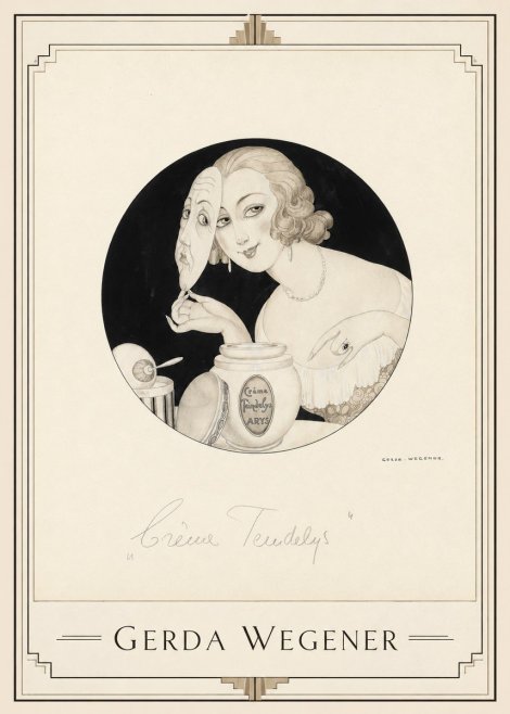 Gerda Wegener Crème Teindelys I No1 - Juliste