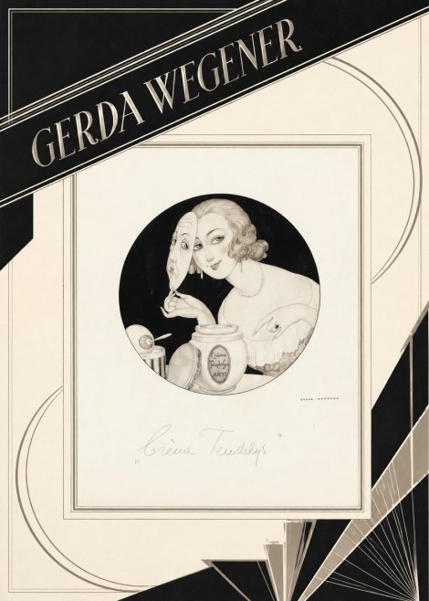 Gerda Wegener Crème Teindelys I No4 - Juliste