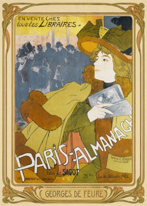 Georges de Feure Paris-almanach I No1 - Juliste