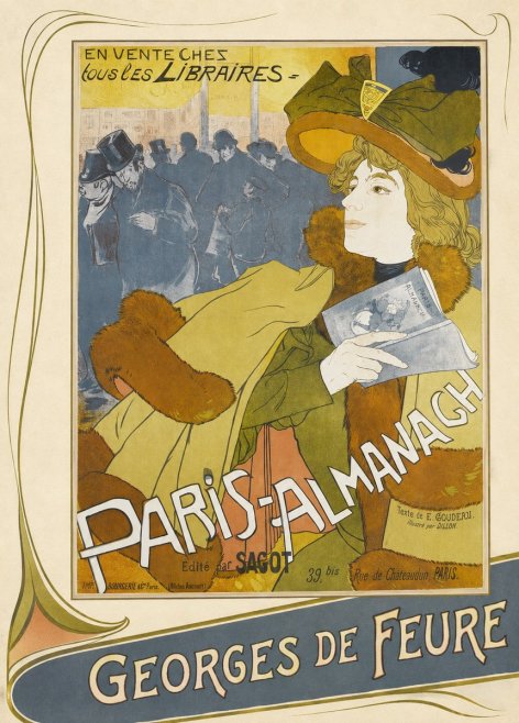 Georges de Feure Paris-almanach I No5 - Juliste