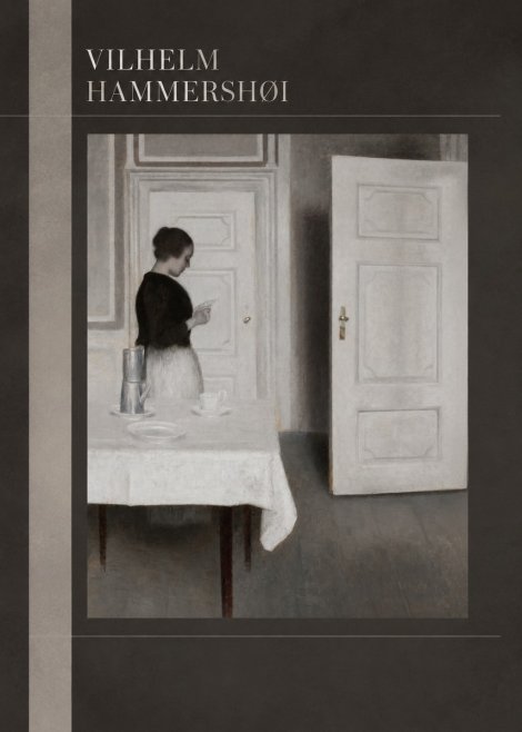 Vilhelm Hammershøi Interior with a Woman Reading a Letter No5 - Juliste