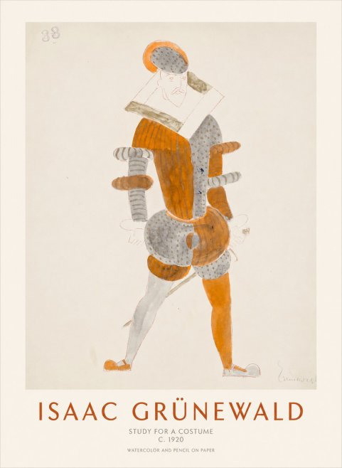 Isaac Grünewald Study for a Costume II No1 - Juliste