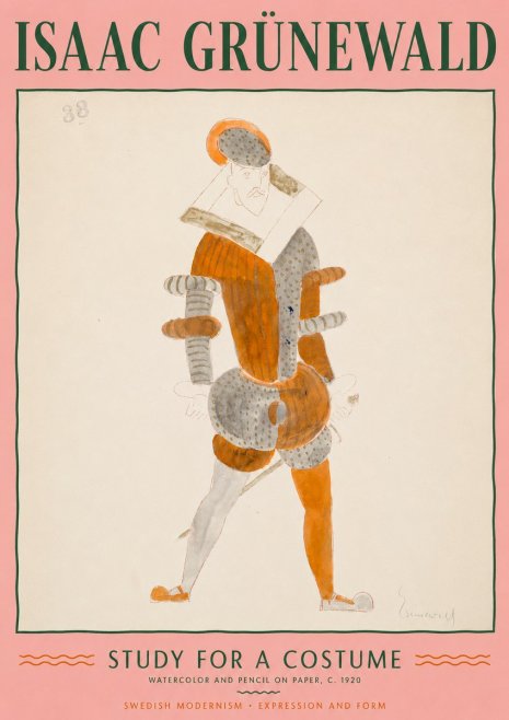 Isaac Grünewald Study for a Costume II No4 - Juliste