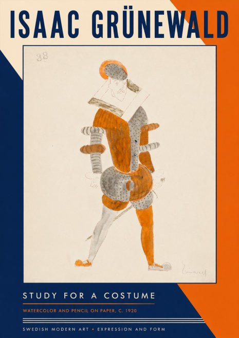 Isaac Grünewald Study for a Costume II No5 - Juliste