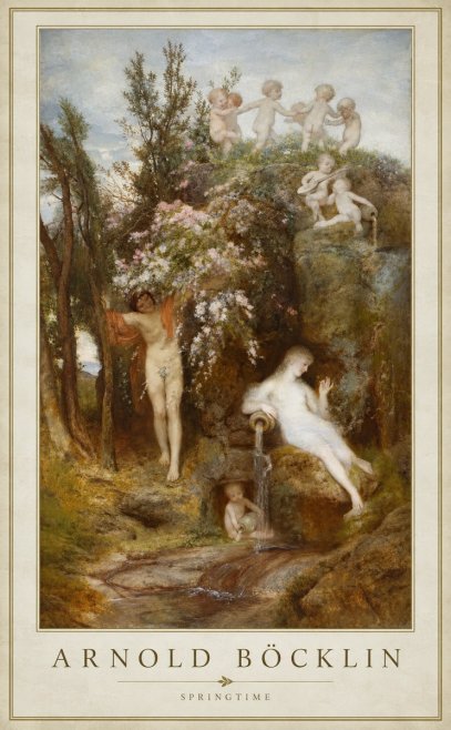 Arnold Böcklin Springtime No1 - Juliste