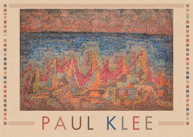 Paul Klee Abstract Gridded Composition No1 - Juliste