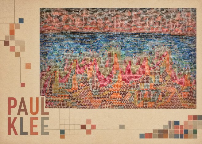 Paul Klee Abstract Gridded Composition No2 - Juliste
