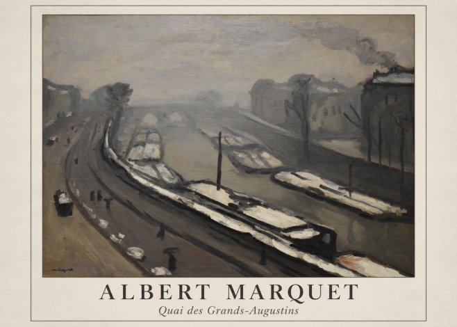 Albert Marquet Quai Des Grands-augustins No1 - Juliste