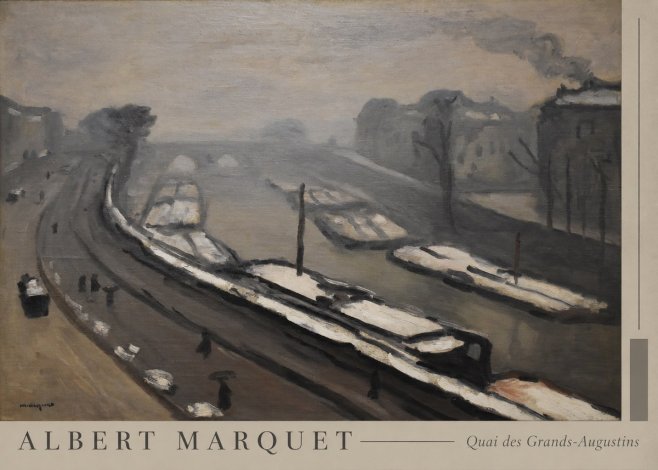 Albert Marquet Quai Des Grands-augustins No5 - Juliste