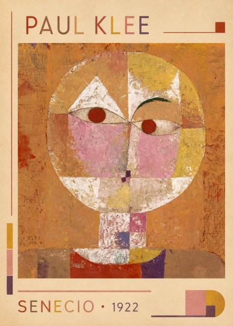 Paul Klee Senecio No1 - Juliste