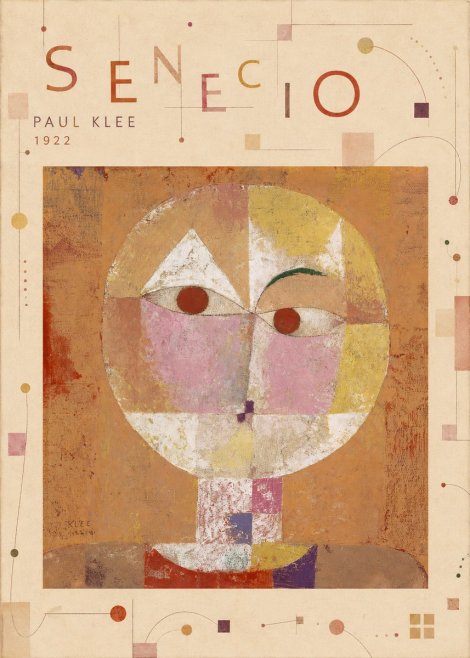 Paul Klee Senecio No5 - Juliste