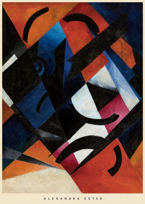 Alexandra Exter Abstract Composition No5 - Juliste