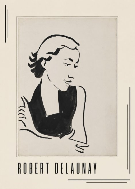 Robert Delaunay Figure Study No1 - Juliste